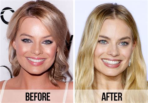 Margot Robbie: Before And After Beauty。